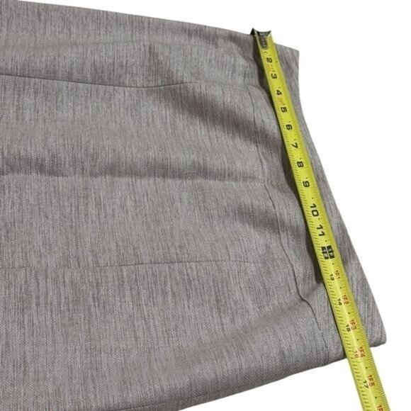 Lafayette 148 Tan and White Textured Pencil Skirt Wool Blend Career Capsule 12 - Picture 8 of 11